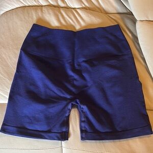 Alphalete Blue Bike Shorts Tailored Fit